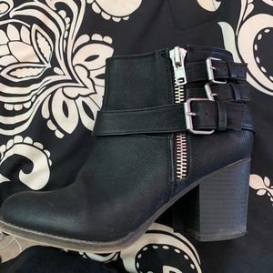 Madden Girl Black Booties